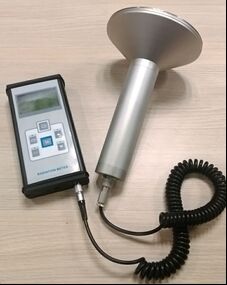 FJ-6108 100cm2 ZnS Scintillation Alpha Beta Gamma Detector oppervlakte radioactieve besmetting monitor