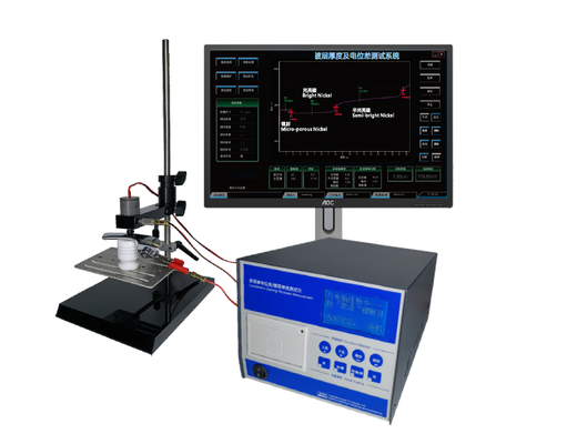 TG-100G Coulometric Thickness Tester Meerlaagse Nickel Plating Dikte & Potentiële Testmeter