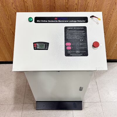HUATEC-8DJ Online Geomembrane Waterdicht Filmlekketester Geluidslicht Alarm Lekpunt Tellen Detector