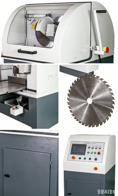 HC-350A Verticale Metallografische Monster Snijmachine Φ110mm Max Snijden 4KW Waterkoeling Specimen Afgesneden Apparatuur