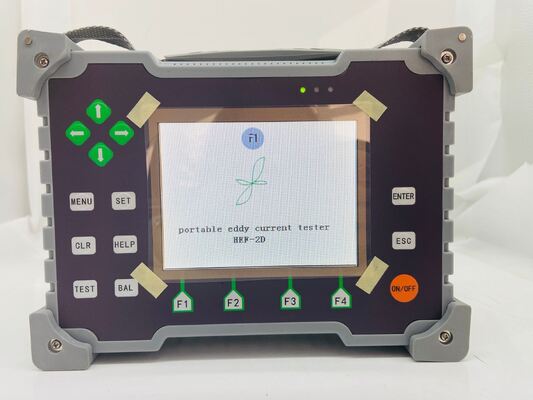 HEF-2D draagbare multifunctionele Eddy Current Testing Equipment 5,7 inch LCD metaaldefect detector voor de lucht- en ruimtevaart petrochemie