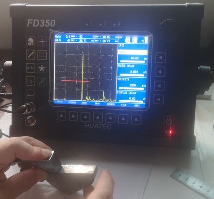 FD350 IP65 Ultrasoon Scheur- en Dikte Meetinstrument 640×480 Kleuren TFT LCD Hoge Gevoeligheid Surplus Industriële Defectdetector