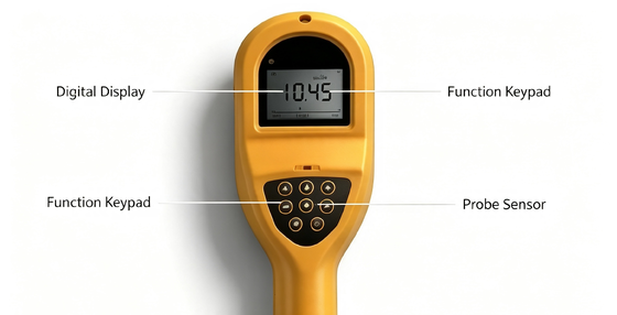 FJ‑COMO60 High Sensitivity Nuclear Radiation Survey Meter Large 45mm GM Tube Over‑limit Alarm CE Certified Radiation Monitor For Food Inspection