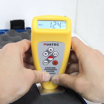 TG-2000F 0-1250μm Eddy Current Coating Thickness Gauge Ingebouwde & Afzonderlijke Probe Anodiserende verfdikte tester